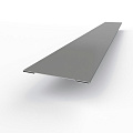 Планка стыковочная RAL 7037 оцинкованная c порошковым покрытием 0,45мм