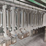 Костыль H-образный кровельный неокрашенный 25х4мм размер 150х600х150мм