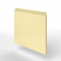 Фасадная металлокассета закрытого типа оцинкованная с порошковым покрытием 0,7x820х370мм RAL 1001 Бежевый