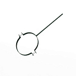 Крепление водосточный трубы сварное оцинкованное порошок ф180х10х250мм RAL 6009