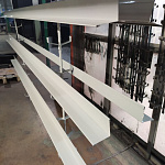 Планка угла внешнего RAL 7035 оцинкованная c порошковым покрытием 0,45мм