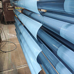 Желоб водосточный оцинкованный порошок ф120х2000мм RAL 5019