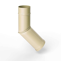 Колено водосточное оцинкованное порошок ф180мм RAL 1015