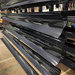 Желоб водосточный оцинкованный порошок ф120х2000мм RAL 7024