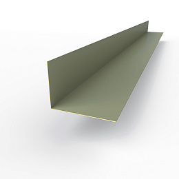 Планка угла внутренняя RAL 7033 оцинкованная c порошковым покрытием 0,45мм