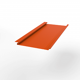 Металлосайдинг Вертикаль gofr оцинкованный с полимерным покрытием 0,45x200мм  RAL 2004