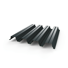 Профнастил Н75 - 0,65 (RAL 7026) с полимерным покрытием (полиэстер)