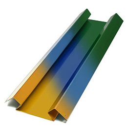 Угол внутренний фигурный 0,4 мм (Все цвета RAL) оцинкованная c порошковым покрытием