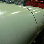 Лента оцинкованная с полимерным покрытием полиэстер Grand line Optima 0,4мм RAL 8017