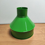 Воронка водосточная ф110х350мм (RAL 6018) водосборная, c порошковым покрытием