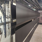 Планка примыкания для мягкой кровли 0,45 мм (RAL 7005) оцинкованная, с порошковым покрытием