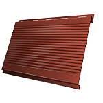 Вертикаль 0,2 gofr 0,45 PE с пленкой RAL 8004 терракота