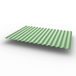 Профнастил С15 (RAL 6019) Полиэстер 0,5х1180мм