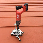 Фальц двойной стоячий оцинкованный с полимерным покрытием 0,7х625мм RAL 9003