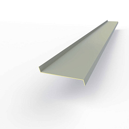 Отлив 0,5мм RAL 7040 оконный оцинкованный c порошковым покрытием