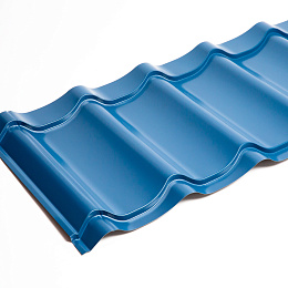 Металлочерепица Монтеррей классик оцинкованная с полимерным покрытием 0.4x1180мм  RAL 5002