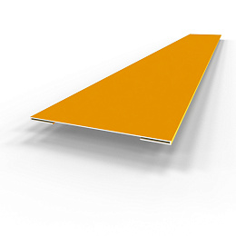 Планка стыковочная RAL 1007 оцинкованная c порошковым покрытием 0,45мм