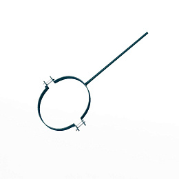 Крепление водосточный трубы сварное оцинкованное порошок ф220х10х250мм RAL 5020