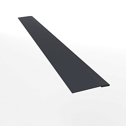 Планка начальная для металлосайдинга экобрус оцинкованная с порошковым покрытием 0,45мм ширина менее 625 мм RAL 7024