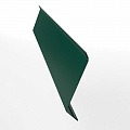 Планка примыкания в штробу для кровли 0,45 мм (RAL 6005) оцинкованная, с порошковым покрытием
