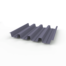 Профнастил Н60 (RAL 4012) 0,6х845мм оцинкованный, с полимерным покрытием (Полиэстер)