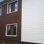 Металлосайдинг Вертикаль gofr оцинкованный с полимерным покрытием 0,45x200мм  RAL 3005