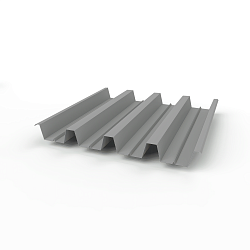 Профнастил Н60 (RAL 9022) 0,5х845мм оцинкованный, с полимерным покрытием (Полиэстер)