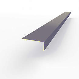 Лобовая планка (RAL 4012) оцинкованная, с порошковым покрытием 0,45 мм