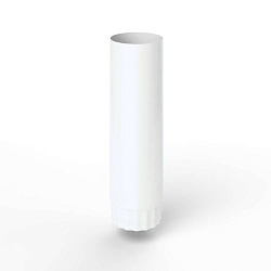 Труба водосточная оцинкованная порошок ф90х1250мм RAL 9003