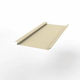 Металлосайдинг Вертикаль gofr оцинкованный с полимерным покрытием 0,45x200мм  RAL 1015