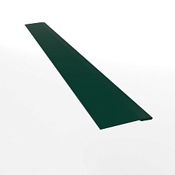 Планка начальная для металлосайдинга экобрус оцинкованная с порошковым покрытием 0,45мм ширина менее 625 мм RAL 6005