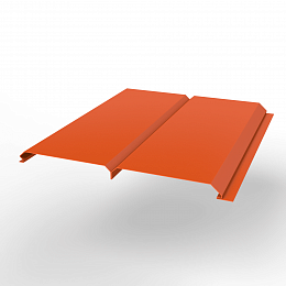 Металлосайдинг Экобрус оцинкованный с полимерным покрытием 0,45x345мм  RAL 2004