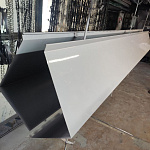 Планка стыковочная RAL 7040 оцинкованная c порошковым покрытием 0,45мм