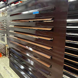 Вентиляционная решетка 700х700 наружная оцинк. порошок 0.7мм RAL 8017