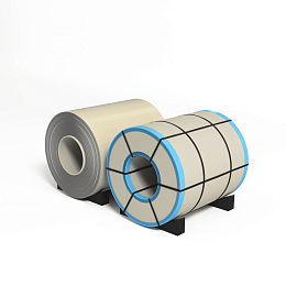 Рулон оцинкованный 0,7х1250мм (RAL 1015) с полимерным покрытием (полиэстер)