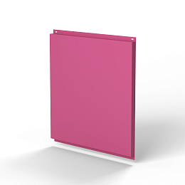 Фасадная металлокассета 1160x1160 (RAL 4003) открытого типа, с порошковым покрытием 0,7 мм