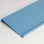 Отлив 0,45мм RAL 5026 оконный оцинкованный c порошковым покрытием