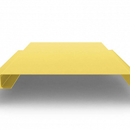 Линеарная панель оцинкованная с полимерным покрытием О-Г-24хС/20 0,7х430мм RAL 1018