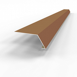 Карнизная планка RAL 1011 оцинкованный c порошковым покрытием 0,45мм