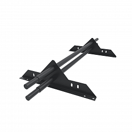 Снегозадержатель трубчатый плоскоовальный 3000мм универсальный 25-1,0-1,0-4 оцинкованная сталь с порошковым покрытием RAL 7024