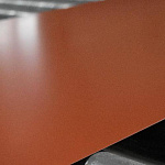 Рулон оцинкованный с полимерным покрытием полиэстер 0,4х1250мм RAL 8007 Олень коричневый