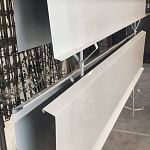 Отлив 0,7 мм RAL 7031 оконный оцинкованный c порошковым покрытием