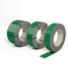 Лента оцинкованная (Штрипс) 0,45 мм (RAL 6032) с полимерным покрытием (полиэстер)