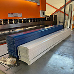 Нащельник стыковочный RAL 5005 оцинкованный c порошковым покрытием 0,45мм