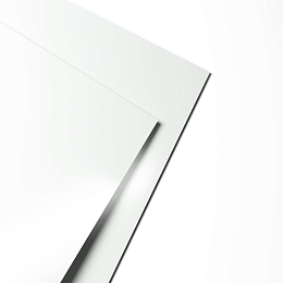 Лист оцинкованный 0,55х1250мм (RAL 9003) с полимерным покрытием (полиэстер)