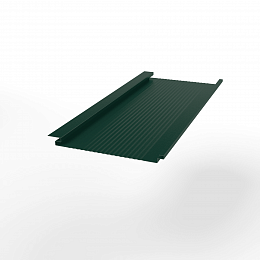 Металлосайдинг Вертикаль gofr оцинкованный с полимерным покрытием 0,45x200мм  RAL 6005