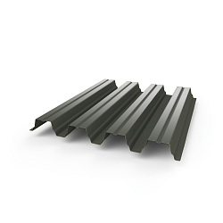 Профнастил Н75 - 0,6 (RAL 7009) с полимерным покрытием (полиэстер)