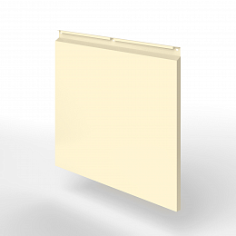 Фасадная металлокассета закрытого типа оцинкованная с порошковым покрытием 0,7x1165х550мм RAL 1015 Светлая слоновая кость