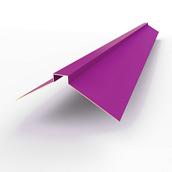 Конек фигурный 0,45 мм RAL 4006 оцинкованный, с порошковым покрытием