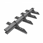 Снегозадержатель трубчатый 3000мм универсальный 40x20-1,0-2,0-4 холоднокатанная сталь с порошковым покрытием RAL 7004